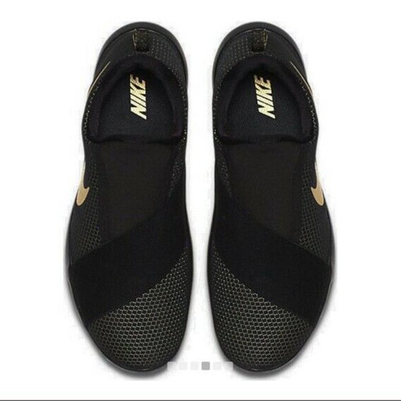 NIKE Free Connect AMP WMNS 872977-001 Black/Metallic Gold - Picture 3 of 9